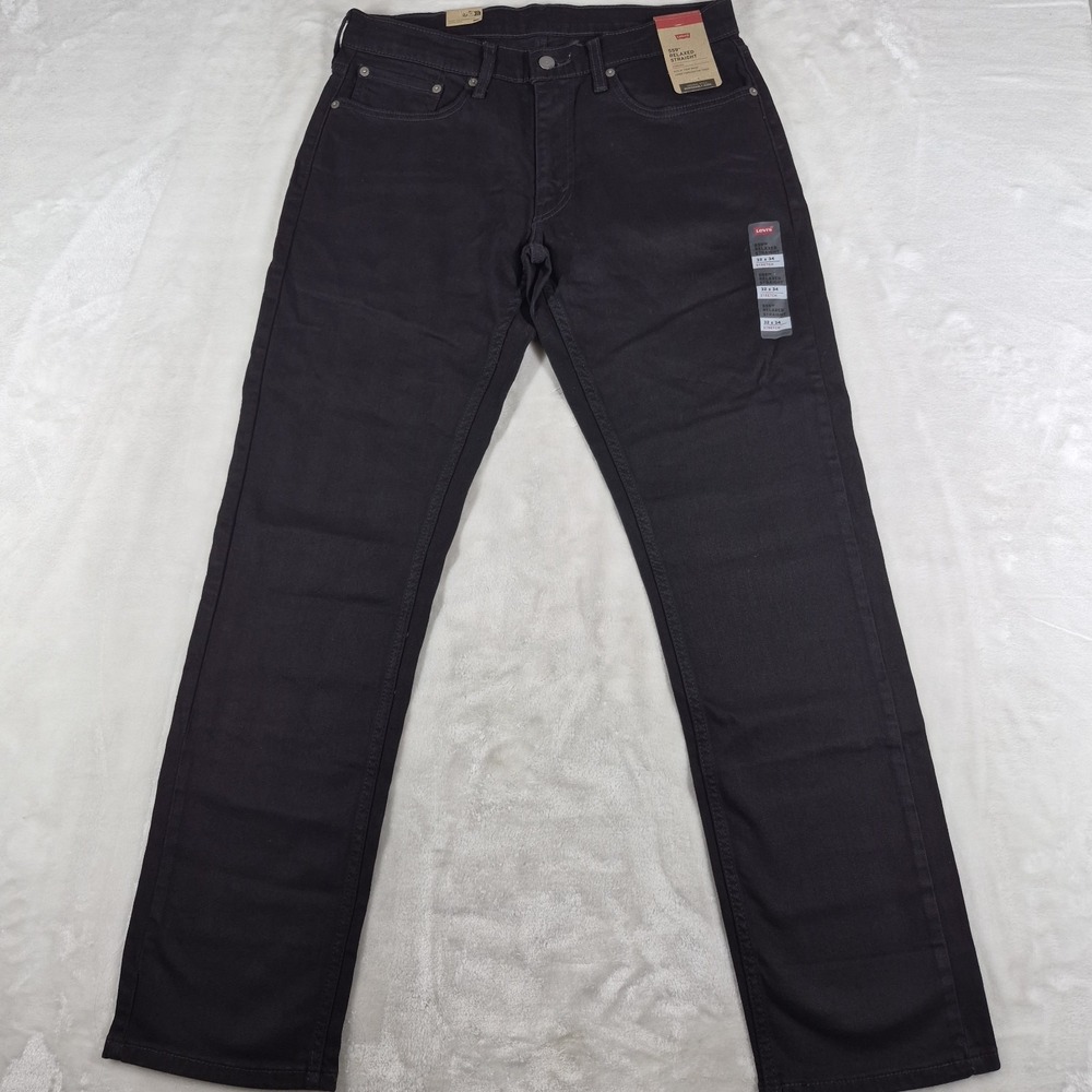 Levi's 559 Jeans Men's 32x34 Black Denim Relaxed Straight Loose Stretch NWT